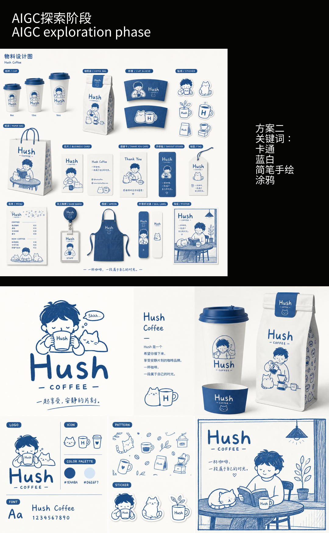 Hush Coffee 品牌视觉二